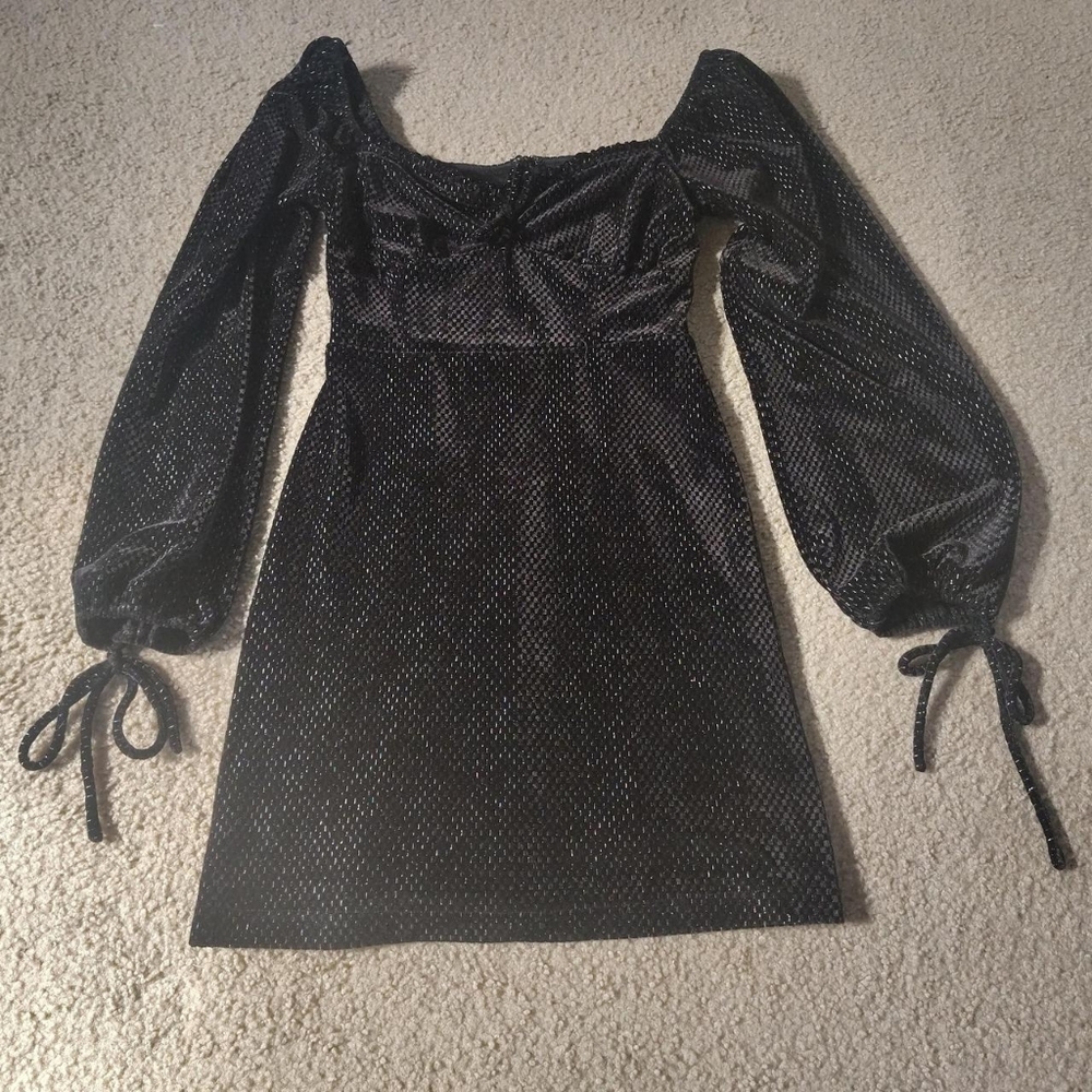 Lost + Wander Black Mini Dress